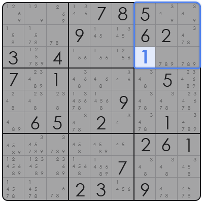 logic of sudoku